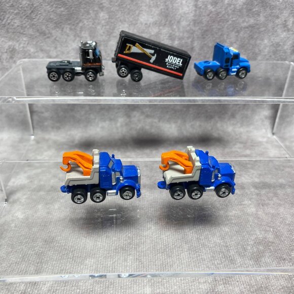 Micro Machines Jodel Building Supply & Mack Tow Truck Set Vintage 80's - Picture 4 of 12